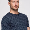 Meeste mustriline T-särk Ombre Clothing - Thumbnail Image 2