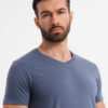 Ombre Clothing meeste V-kaelusega T-särk - Thumbnail Image 76