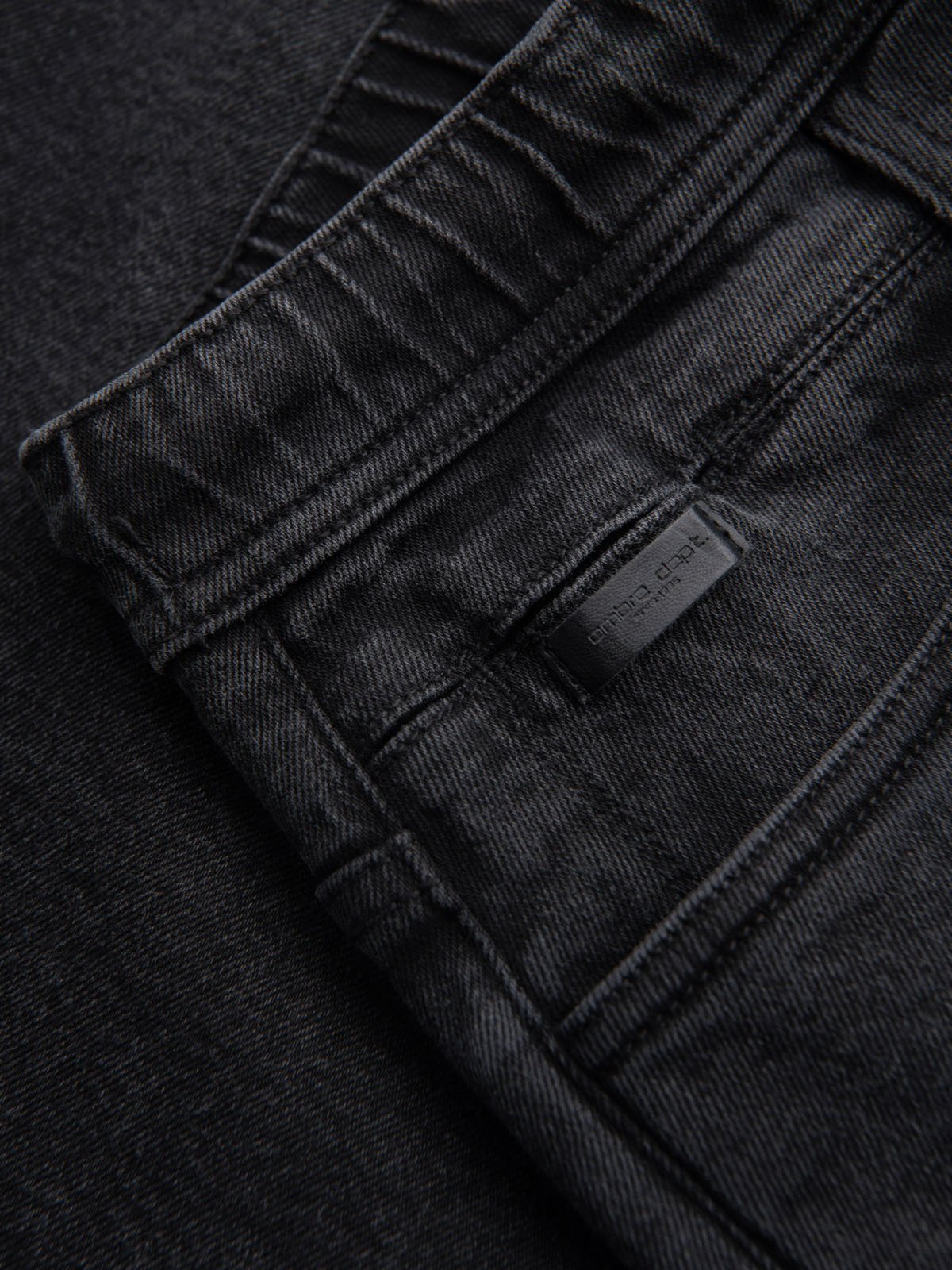 Ombre Clothing meeste teksalühikesed püksid nööriga vöökohaga - Image 38