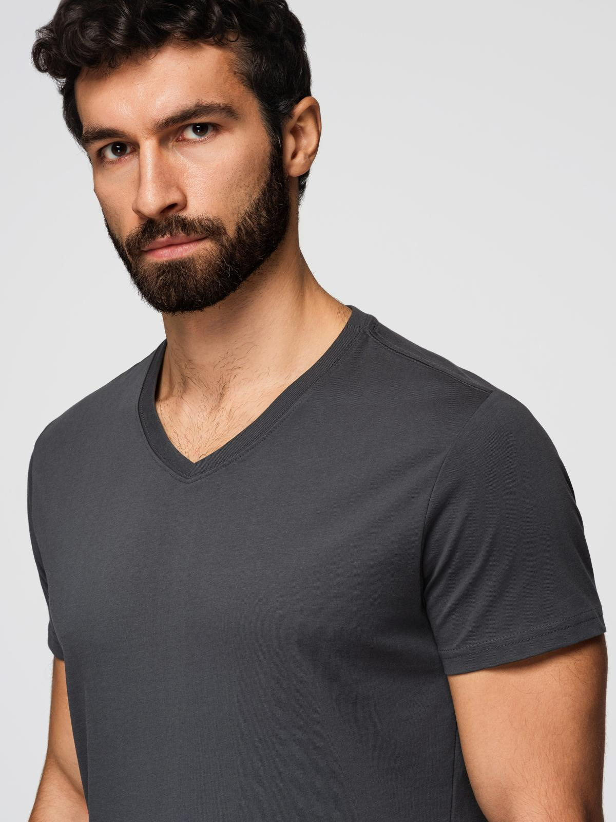 Ombre Clothing meeste V-kaelusega T-särk - Image 18