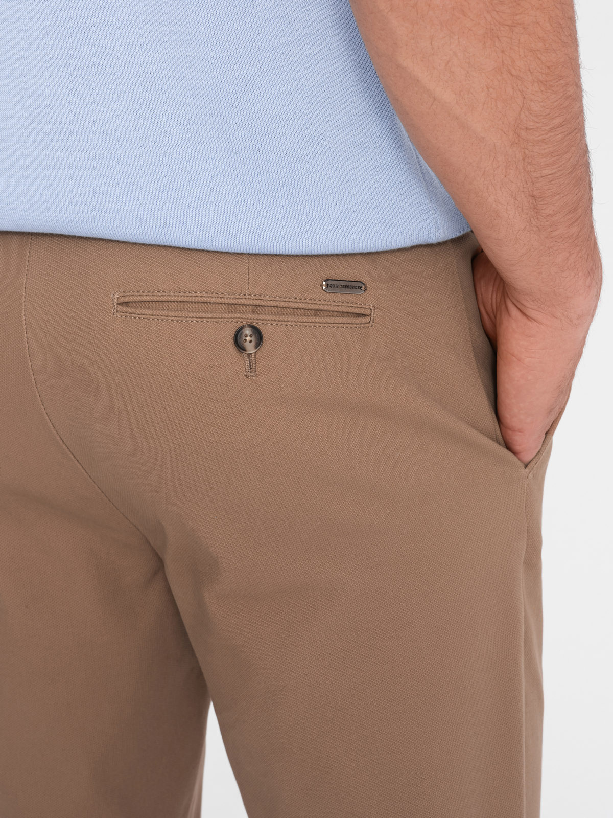 Meeste slim fit chino-püksid Ombre Clothing - Image 7