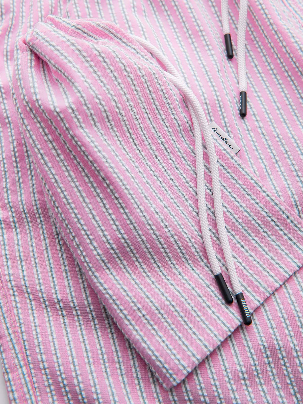 Meeste triibulised ujumispüksid Ombre Clothing seersucker-kangast - Image 22