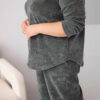 Plus Size naiste velvetist komplekt pusa ja laiade pükstega Kesi - Thumbnail Image 19