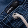 Ombre Clothing meeste teksalühikesed püksid nööriga vöökohaga - Thumbnail Image 17