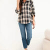 Naiste ruuduline oversized-särk - Thumbnail Image 14