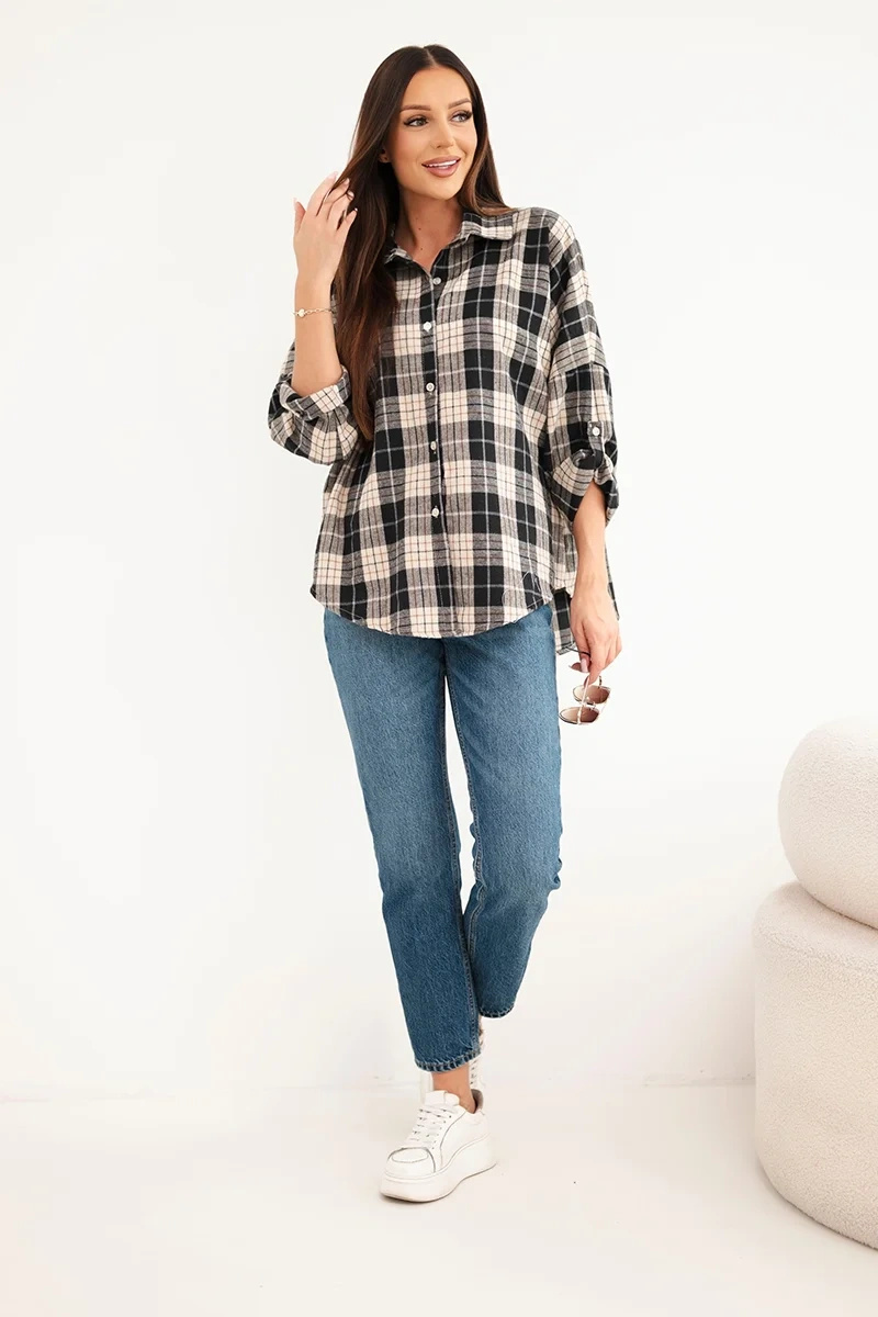 Naiste ruuduline oversized-särk - Image 14