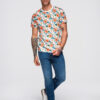 Meeste lillemustriga T-särk Ombre Clothing - Thumbnail Image 4