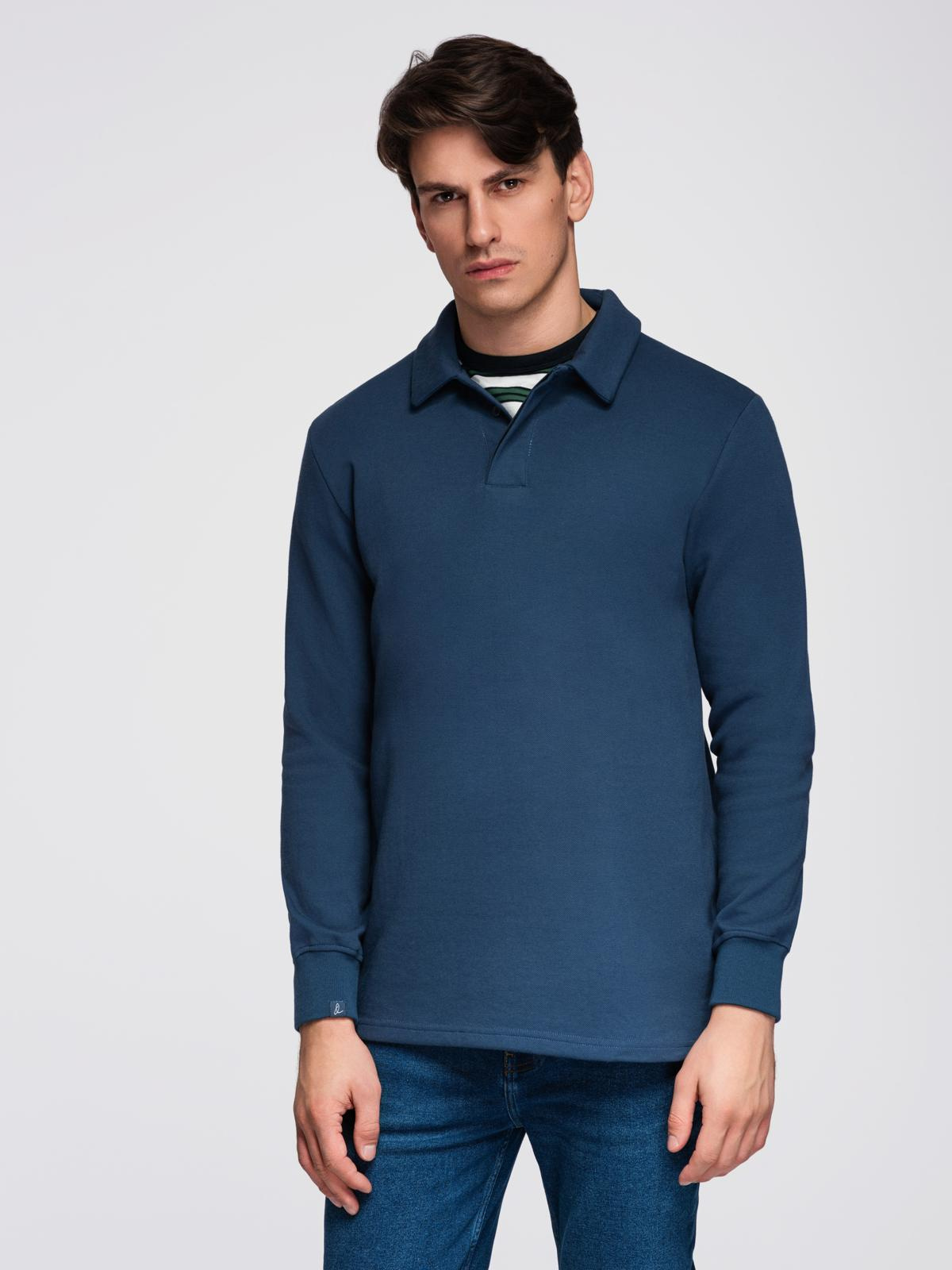 meeste polo kraega dressipluus - grafiit melange v1 om-ssnz-0149 - Image 18
