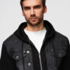 Meeste kapuutsiga teksatagi Ombre Clothing - Thumbnail Image 13