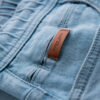 Ombre Clothing meeste teksalühikesed püksid nööriga vöökohaga - Thumbnail Image 8
