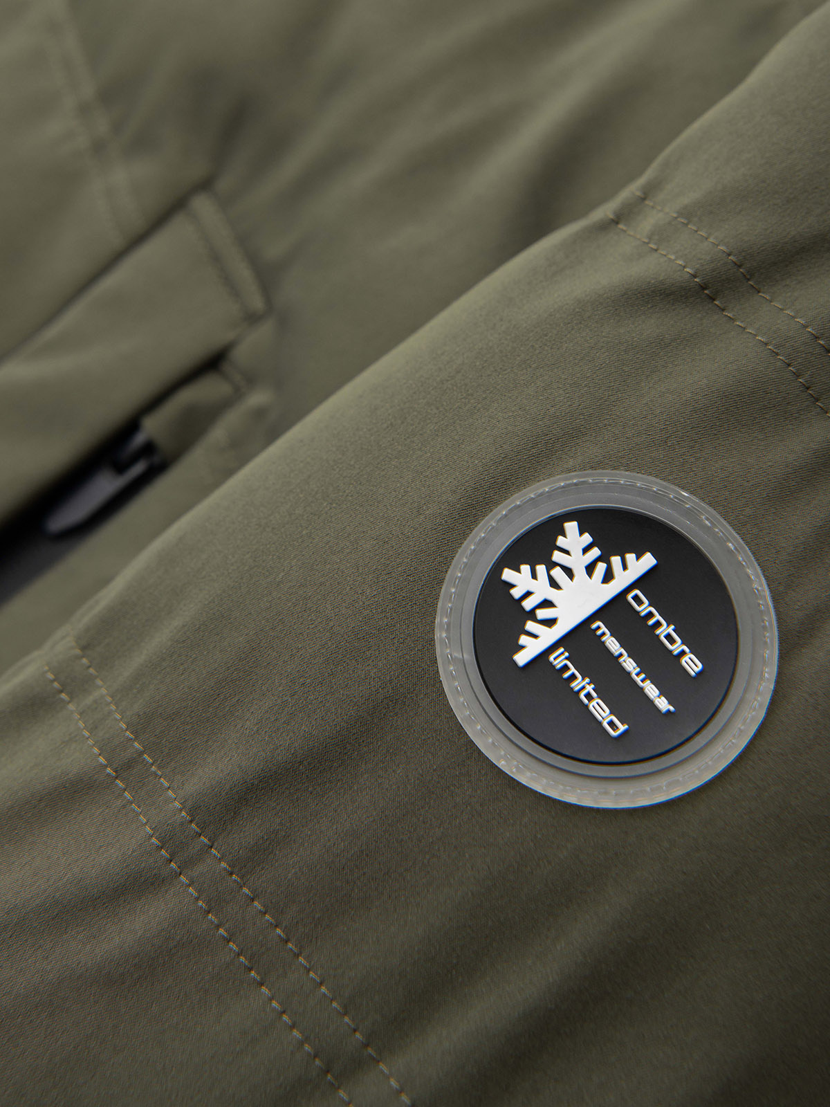 Ombre Clothing pikendatud tegumoega meeste talveparka kapuutsiga - Image 26