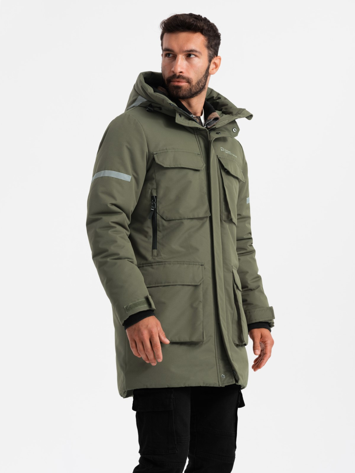 Ombre Clothing meeste kapuutsiga talvejope - Image 41