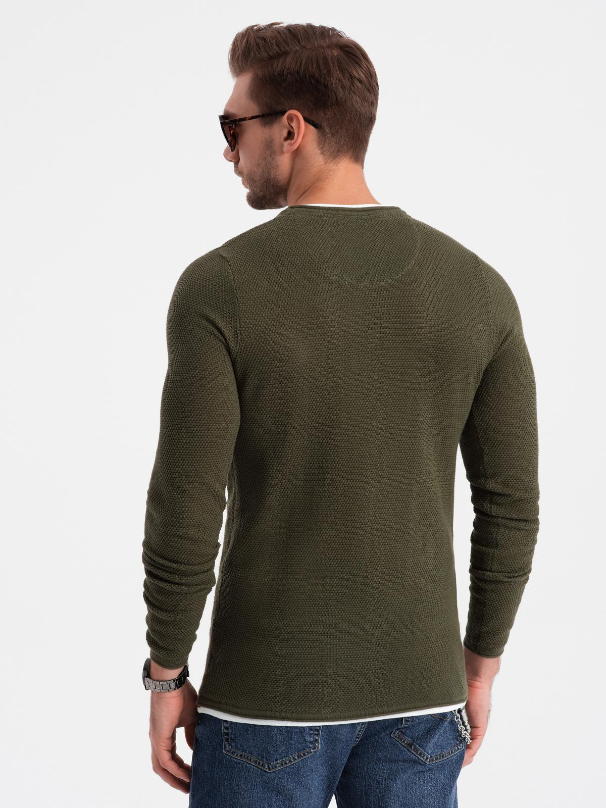 Meeste puuvillane ümara kaelusega kampsun Ombre Clothing - Image 21