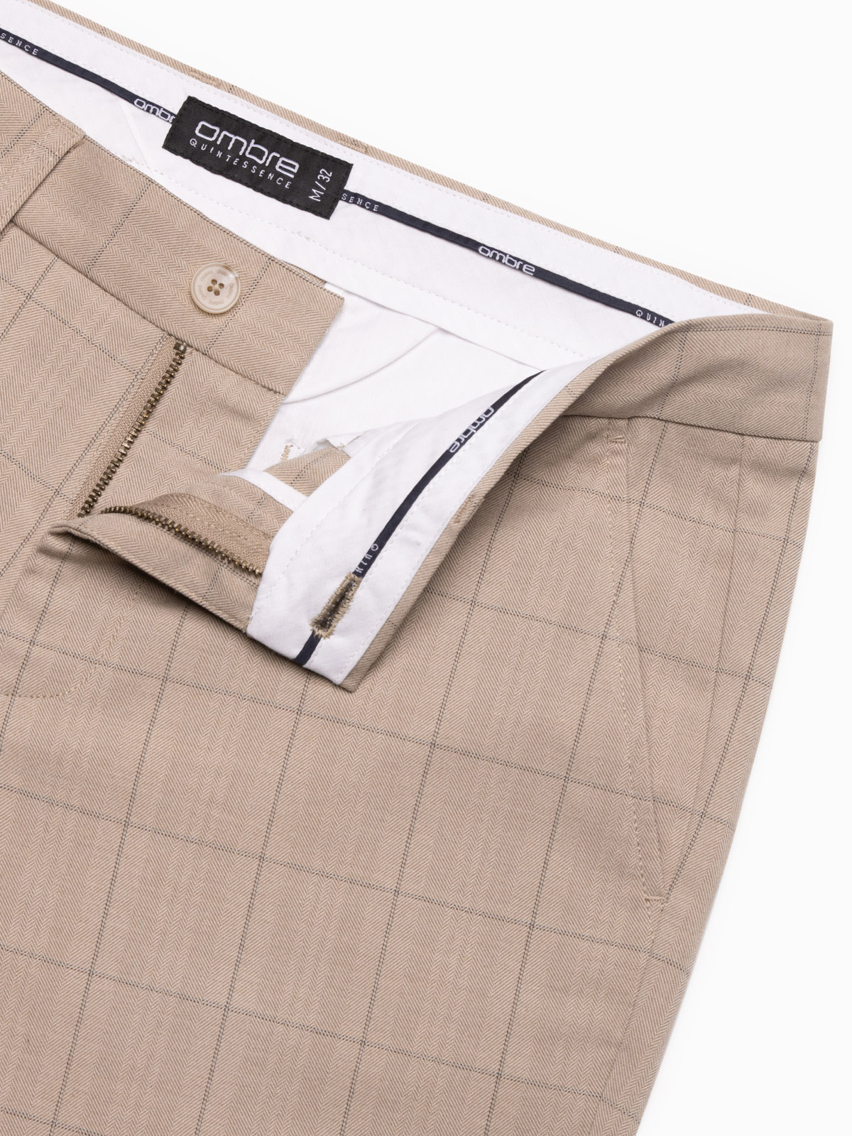 Ombre Clothing meeste ruudulised viigipüksid - Image 14