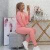 Naiste vabaajakomplekt oversize-pluusi ja pükstega - Thumbnail Image 7