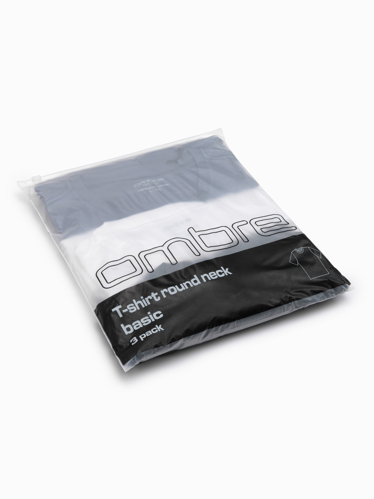 Meeste puuvillaste T-särkide komplekt Ombre (3 tk) - Image 41