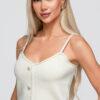 Naiste kootud topp dekoratiivsete nööpidega Ombre Clothing - Thumbnail Image 6