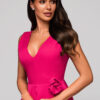 Larica naiste maani ulatuv peplum-detailiga maksikleit - Thumbnail Image 11