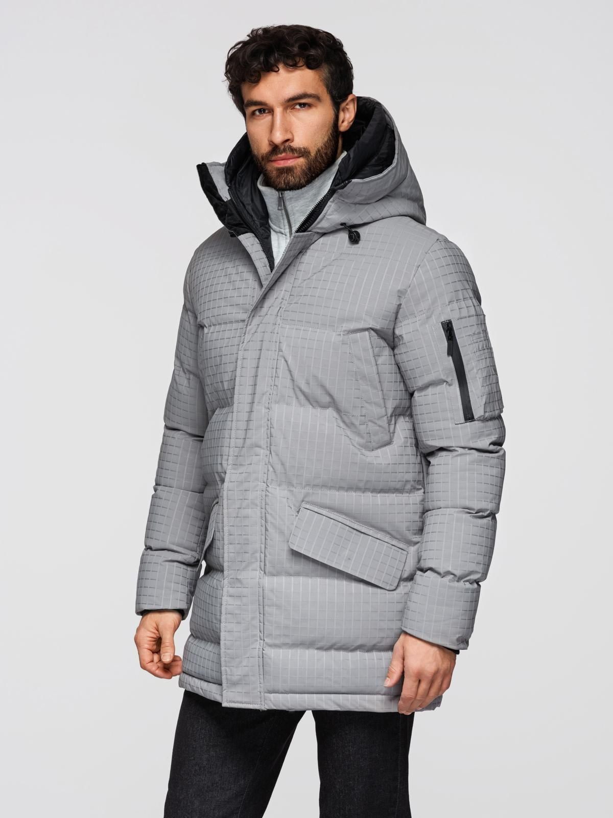 Meeste tepitud kapuutsiga jope Ombre Clothing - Image 14