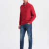 Meeste kootud kampsun püstkrae ja tõmblukuga Ombre Clothing - Thumbnail Image 7