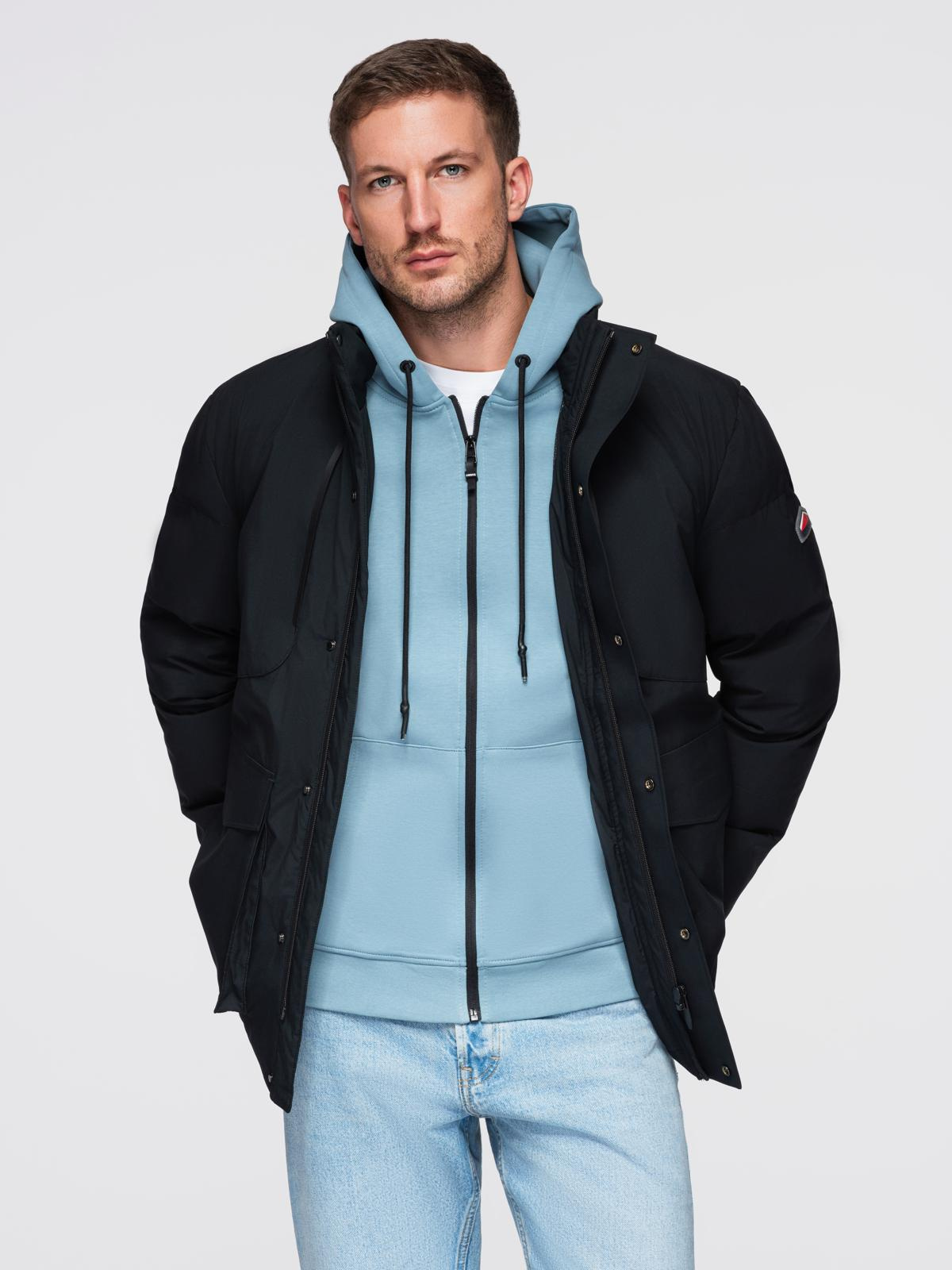 Ombre Clothing meeste puhvjakk kapuutsiga - Image 17