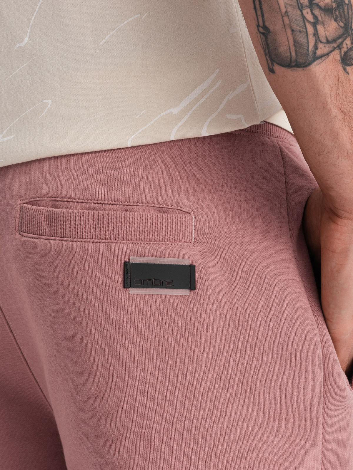 Meeste puuvillased dressilühikesed püksid Ombre Clothing - Image 33