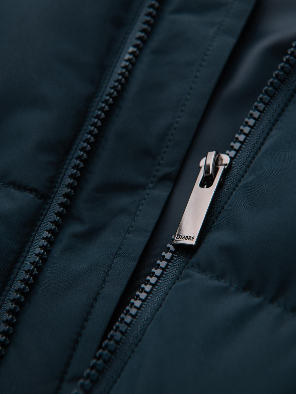 Ombre Clothing meeste pikk tepitud talvejope kapuutsiga - Image 22