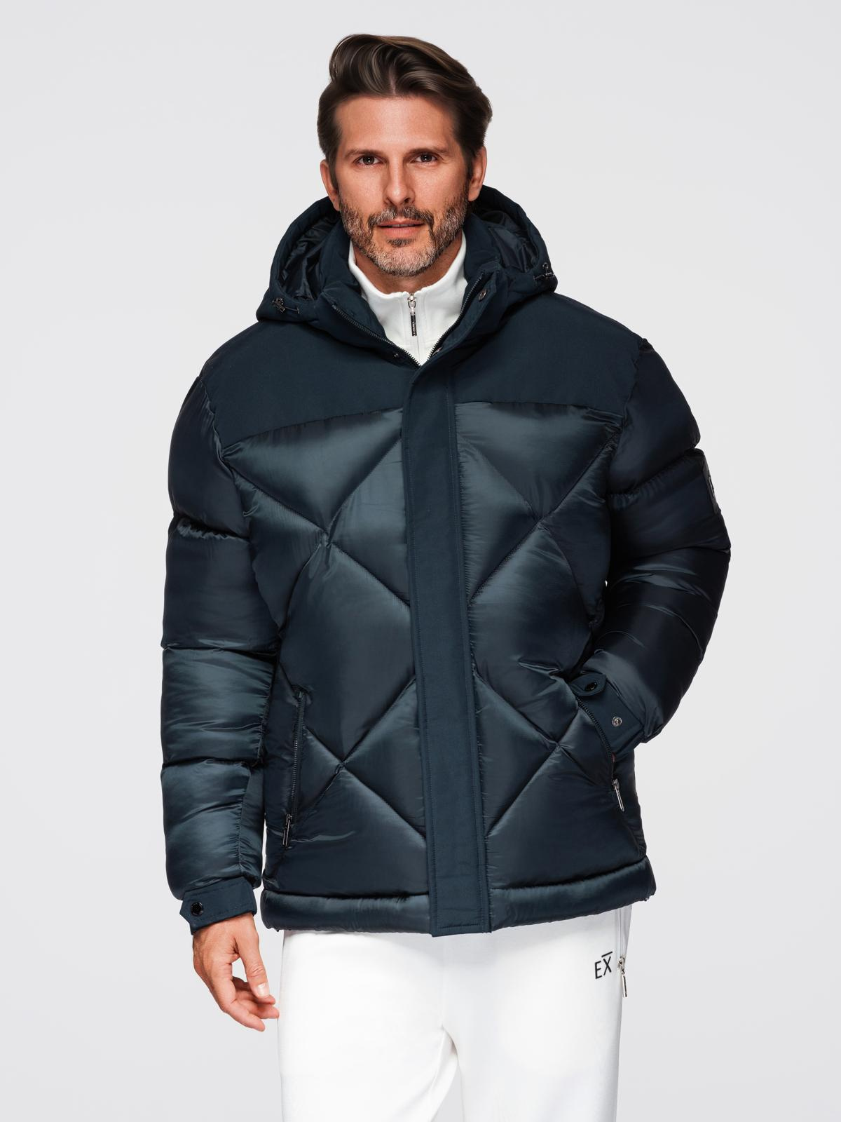 Meeste tepitud talvejope Ombre Clothing - Image 14