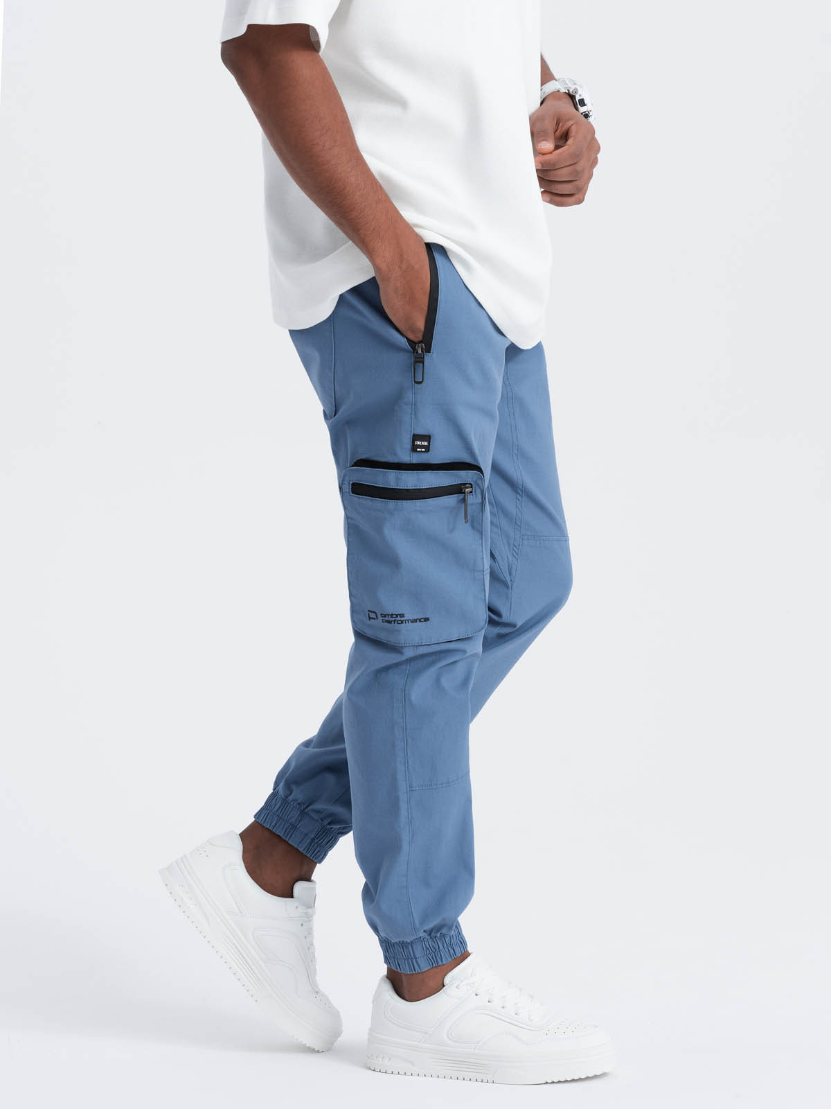 Meeste cargo-stiilis dressipüksid Ombre Clothing - Image 79