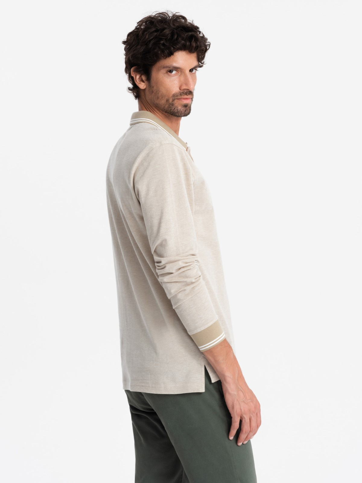 Ombre Clothing pikkade varrukatega polosärk - Image 19