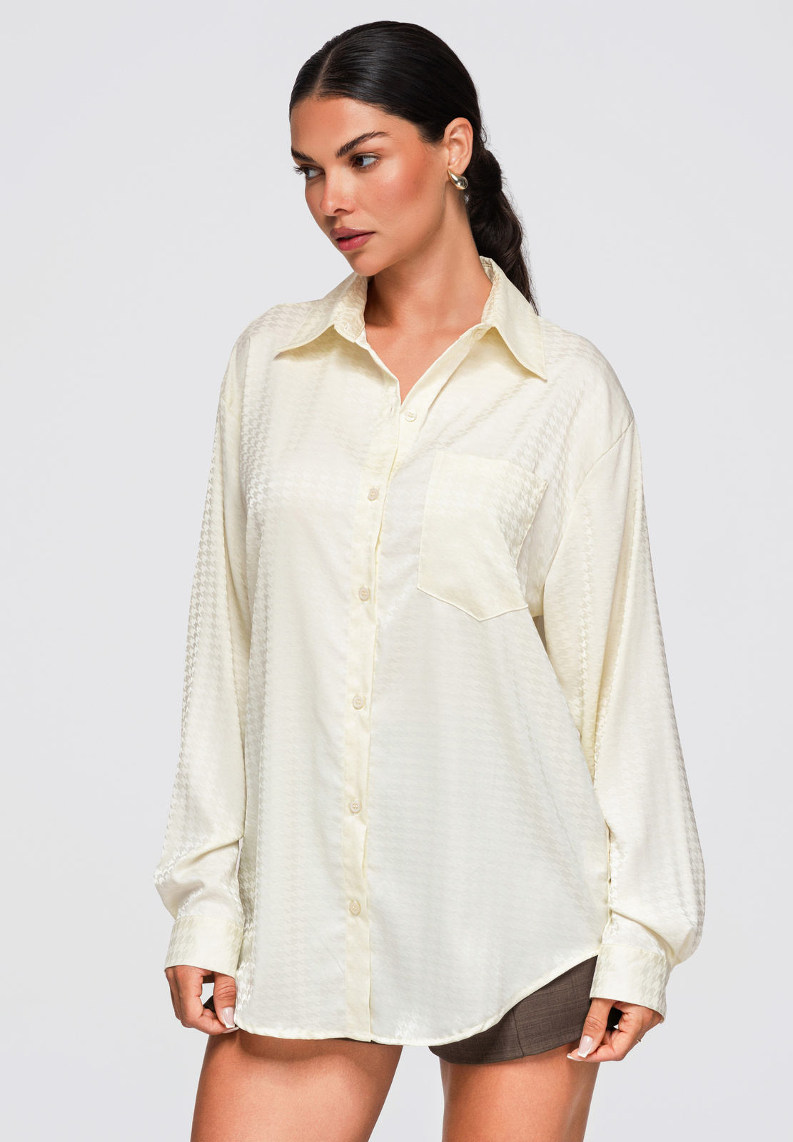 Naiste pikendatud lõikega särk Ombre Clothing - Image 6