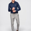 Ombre Clothing meeste pikkade varrukatega polosärk - Thumbnail Image 18