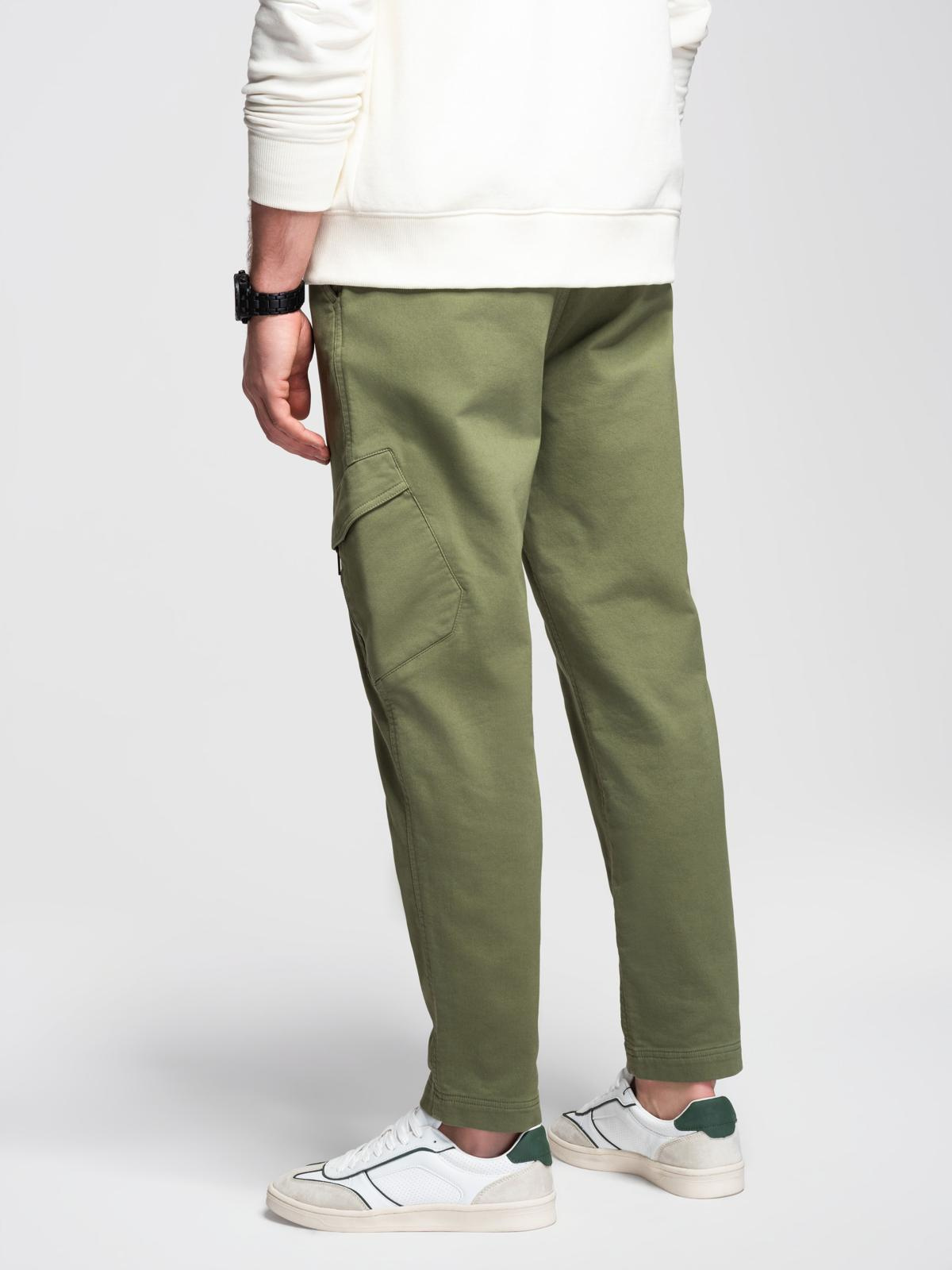 Ombre Clothing meeste cargopüksid elastse vöökohaga - Image 15