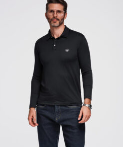 Ombre Clothing meeste pikkade varrukatega polosärk