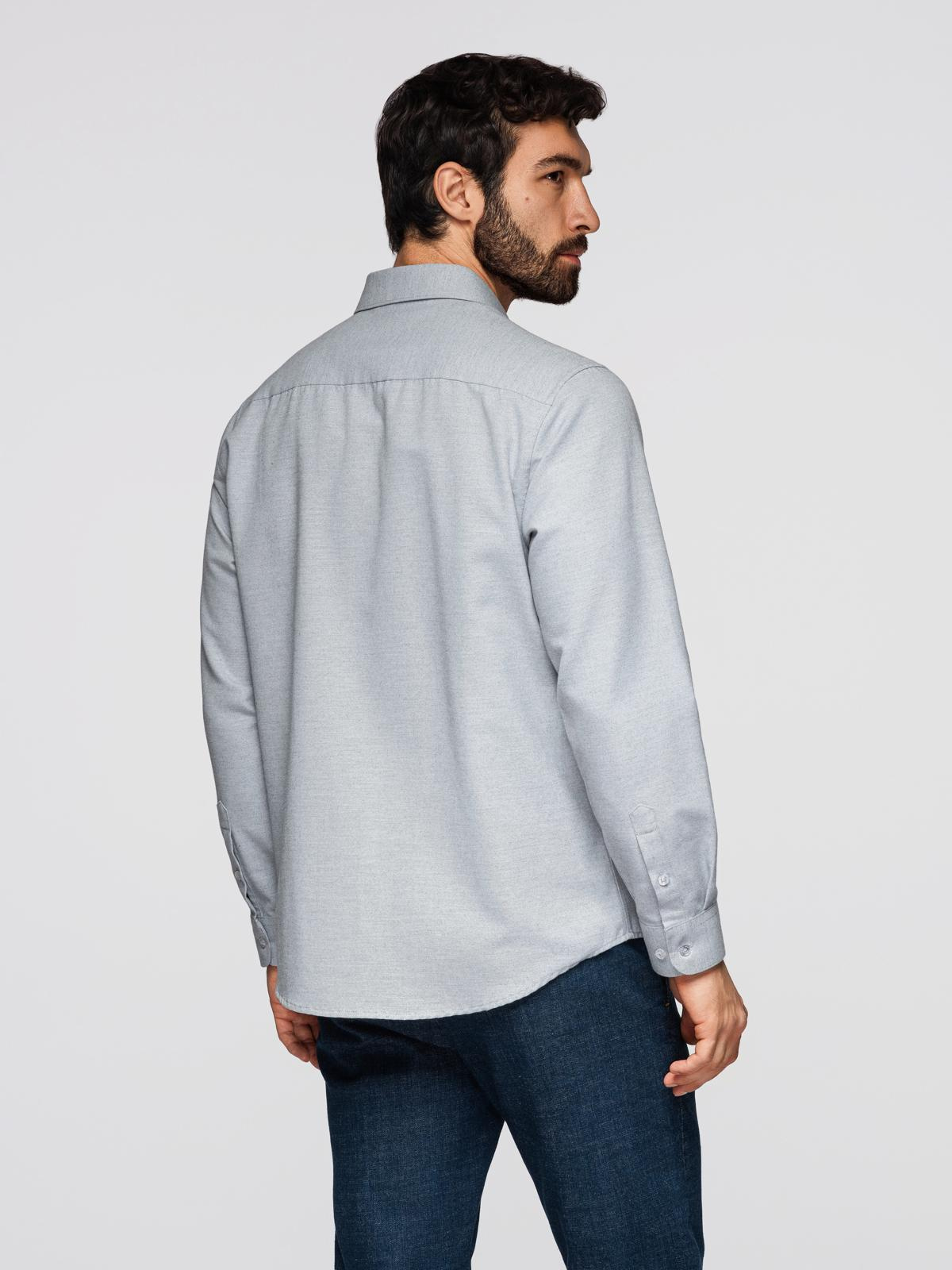 Ombre Clothing meeste pikkade varrukatega triiksärk rinnataskuga - Image 16