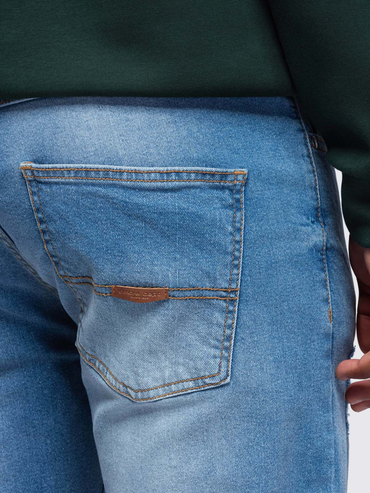 Ombre Clothing meeste teksapüksid kulutatud detailidega - Image 6