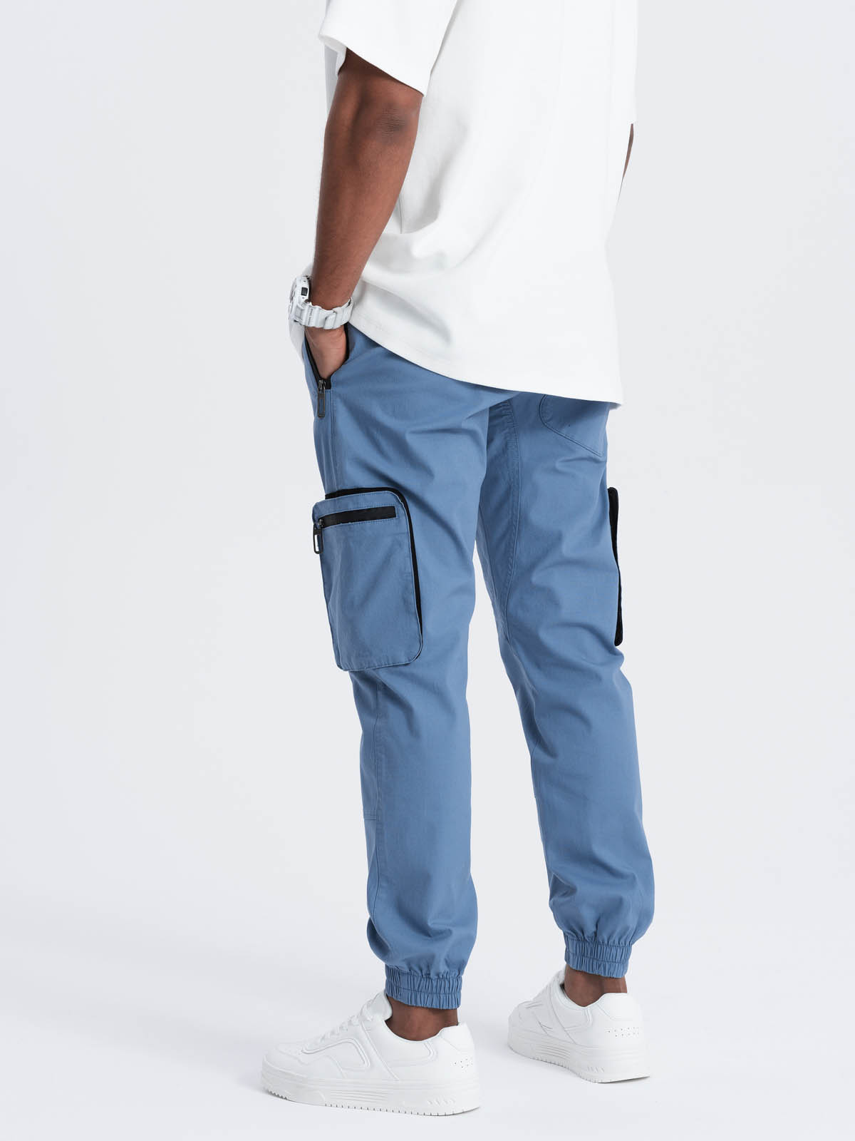 Meeste cargo-stiilis dressipüksid Ombre Clothing - Image 82