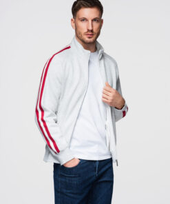 Ombre Clothing meeste lukuga pusa püstkrae ja triipudega