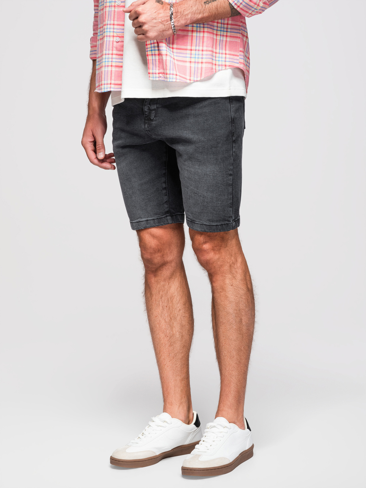 Ombre Clothing meeste lühikesed teksapüksid - Image 37