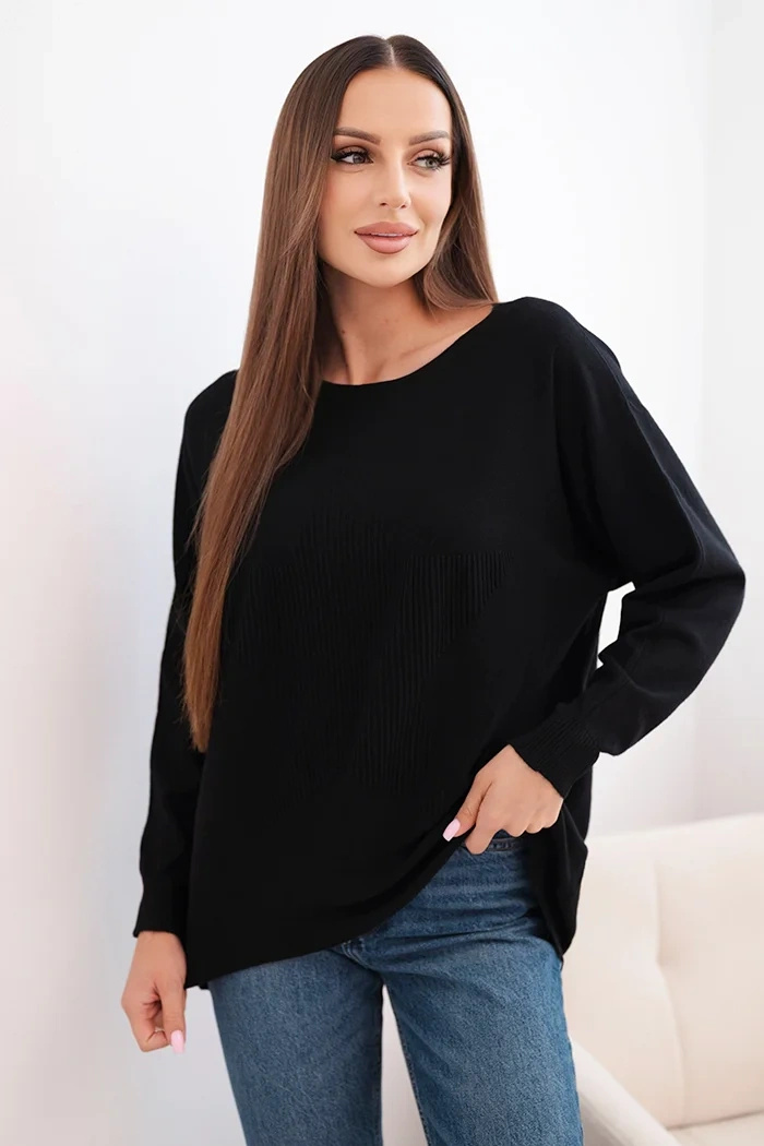 Kesi naiste vabaaja kampsun reljeefse tähega - Image 17
