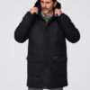 Ombre Clothing meeste kapuutsiga pikem jope - Thumbnail Image 3