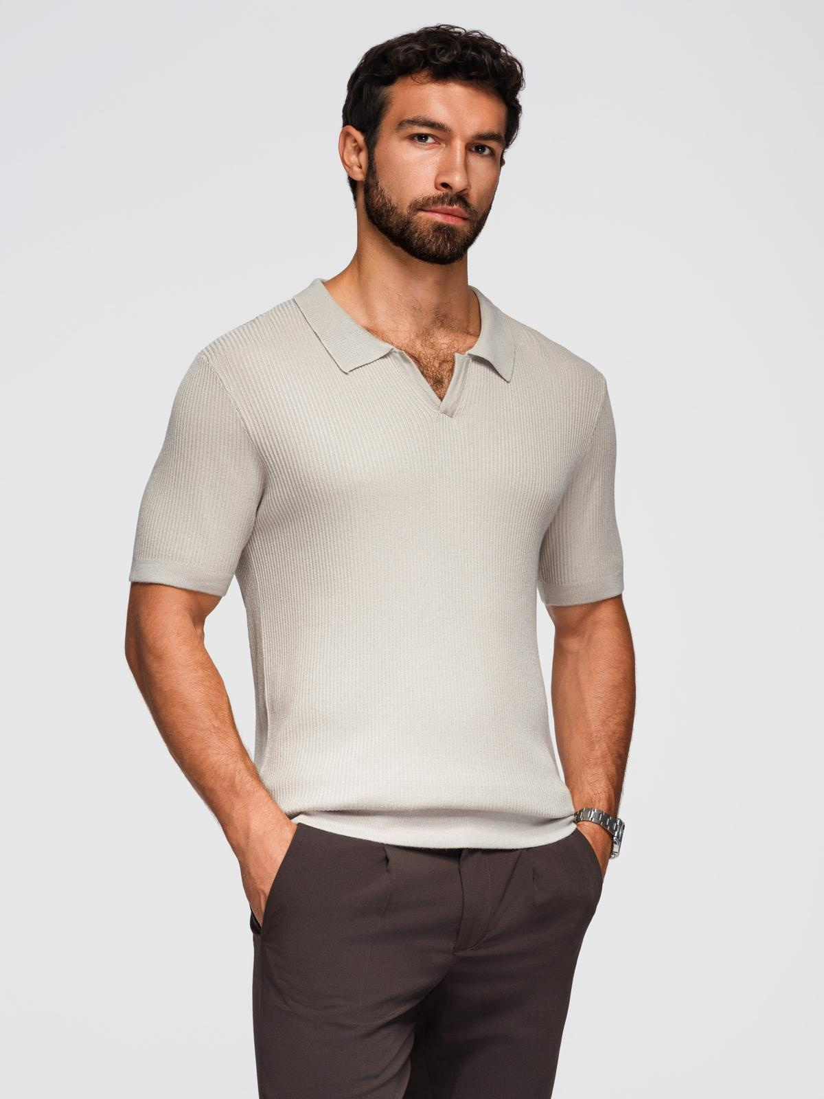 Ombre Clothing meeste kootud polosärk - Image 12
