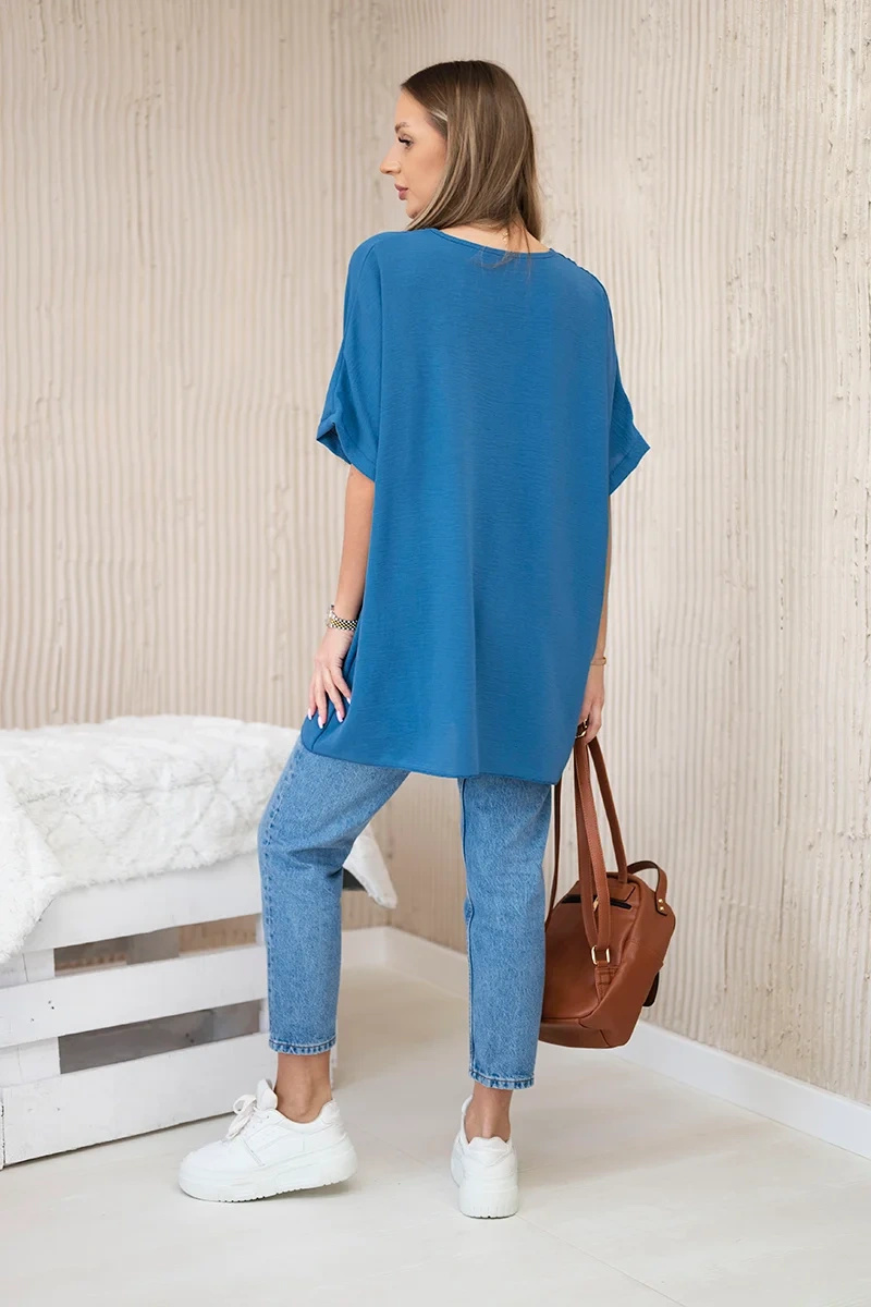 Kesi oversized naiste pluus ripatsiga - Image 3