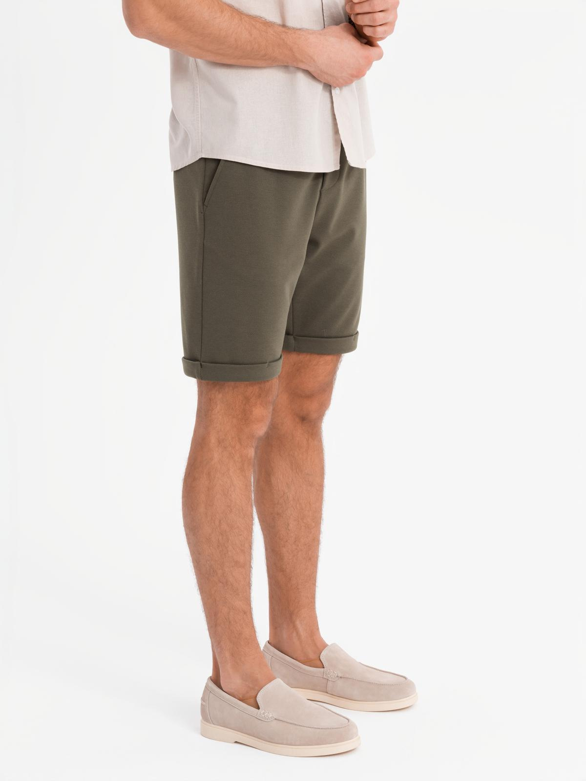 Meeste lühikesed püksid nöörvööga Ombre Clothing - Image 13