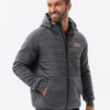 Ombre Clothing meeste kapuutsiga hübriidjope - Thumbnail Image 8