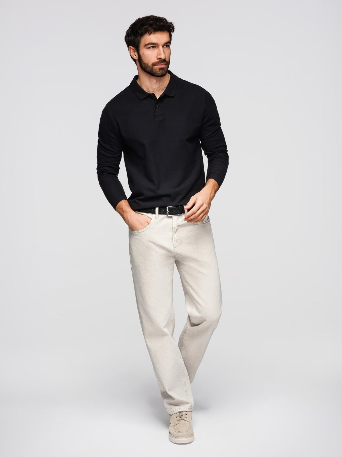 Ombre Clothing meeste pikkade varrukatega polosärk - Image 10