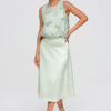 Varrukateta naiste pluus lilleaplikatsioonidega Ombre Clothing - Thumbnail Image 4