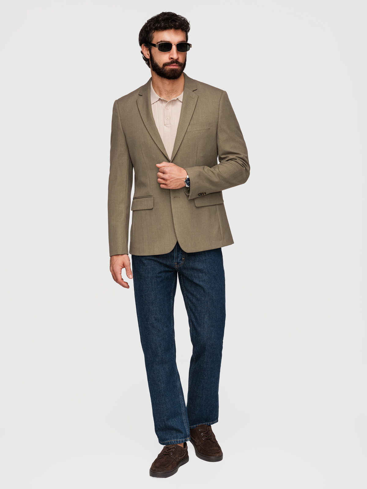 Meeste ruuduline pintsak Ombre Clothing - Image 51