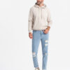 Ombre Clothing meeste teksapüksid rebenenud detailidega - Thumbnail Image 3