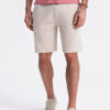 Ombre Clothing meeste kootud lühikesed püksid nööri ja taskutega - Thumbnail Image 4